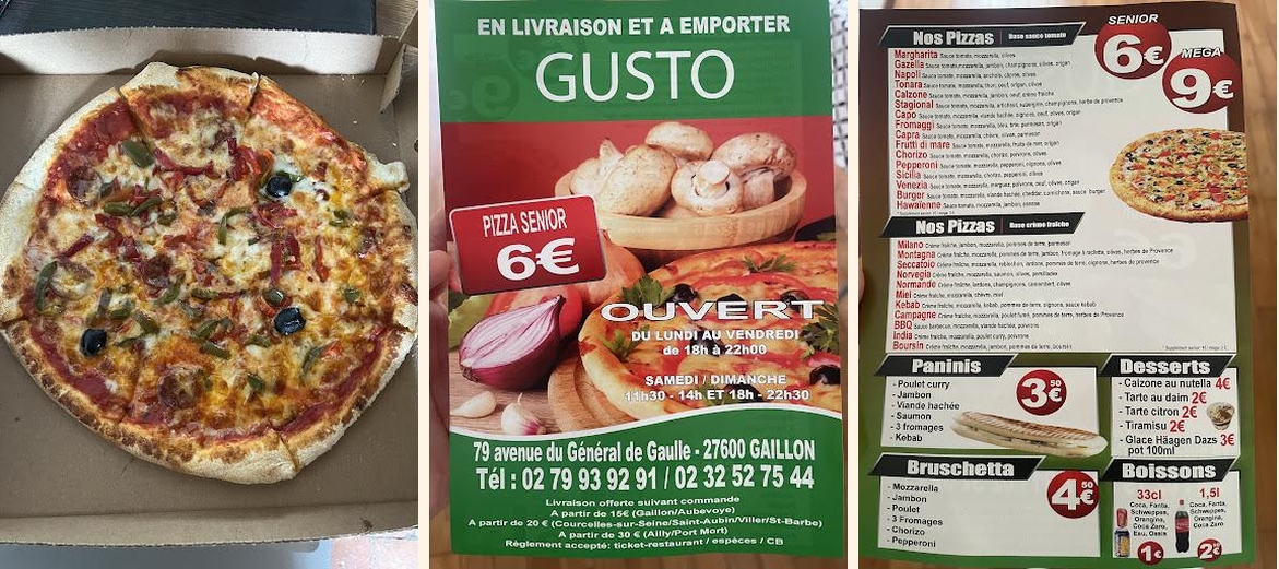 Gusto Pizza Gaillon (Fermé durant le mois d'Aout pour travaux) - Gallery Image 1