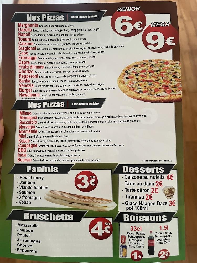 Gusto Pizza Gaillon (Fermé durant le mois d'Aout pour travaux) - Menu Image 1