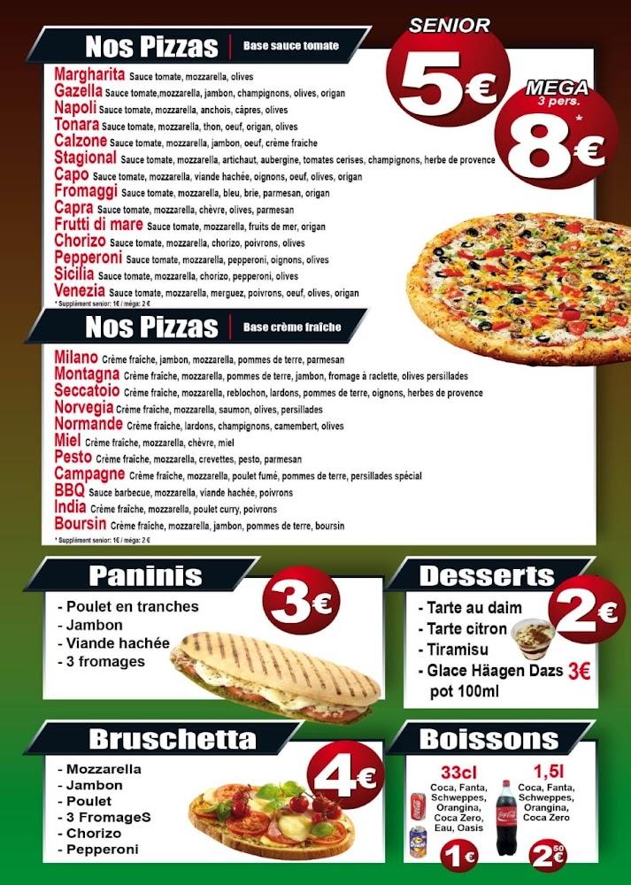 Gusto Pizza Gaillon (Fermé durant le mois d'Aout pour travaux) - Menu Image 3