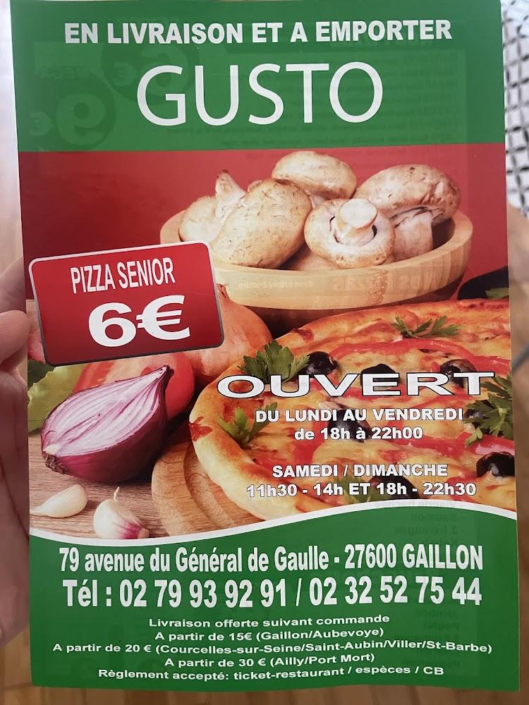Gusto Pizza Gaillon (Fermé durant le mois d'Aout pour travaux) - Menu Image 4